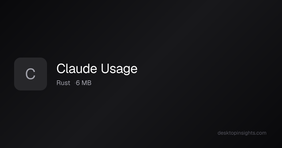 Desktop Insights: Claude Usage — Runtime, SDKs, Size, Platform